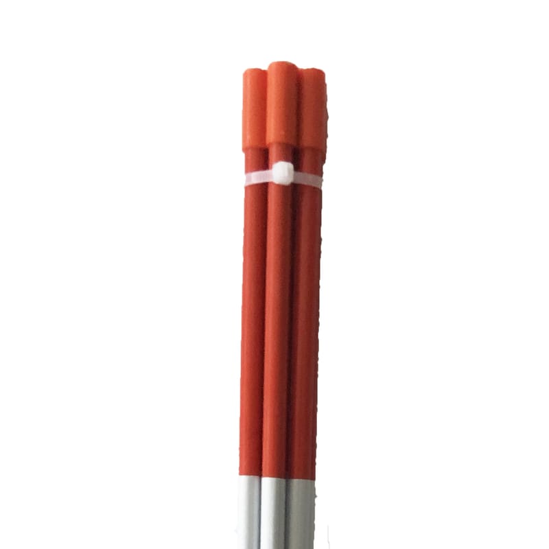 Home Plus HD0119 48 in. Round Orange Driveway Marker 6 pk