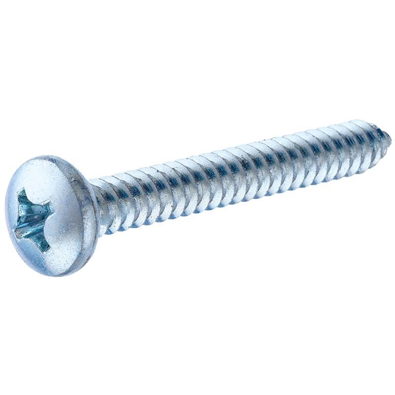 Hillman 80066 No. 10 Ga. X 3/4 in. L Phillips Pan Head Sheet Metal Screws 100 pk