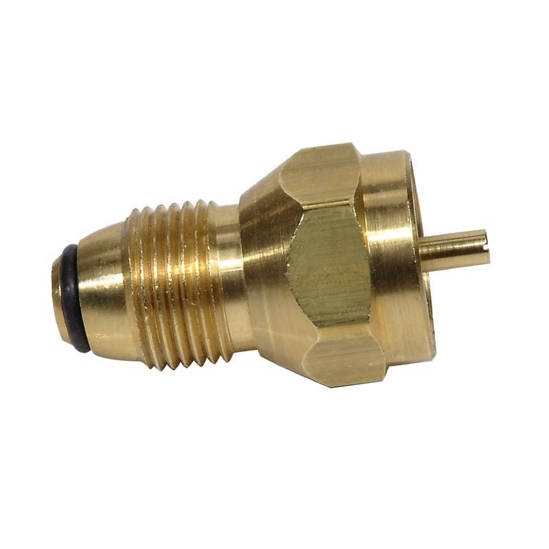 MR. Heater F276172 Brass Female Throwaway Cylinder Thread x Soft Nose P.O.L. Propane Tank Refill Adapter