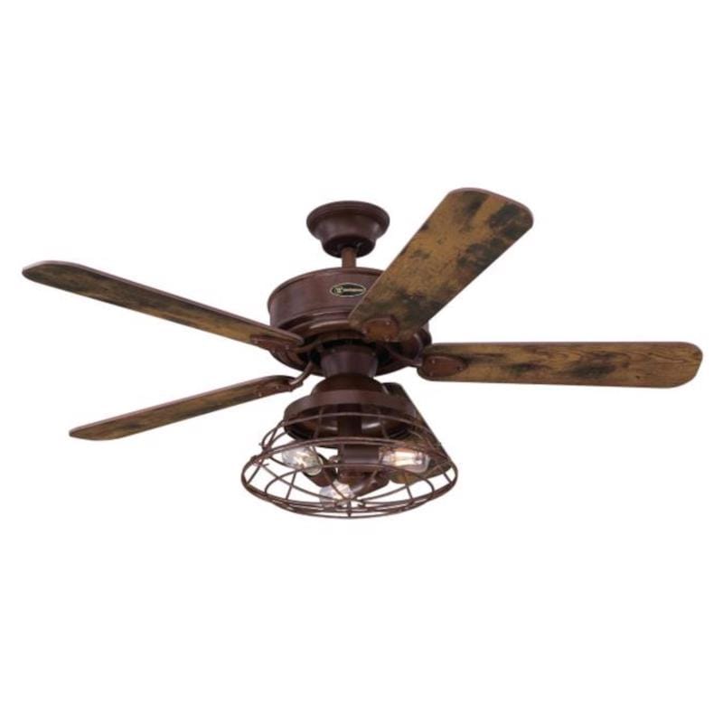 Westinghouse 7220500 Barnett 48 in. Pewter Brown LED Indoor Ceiling Fan