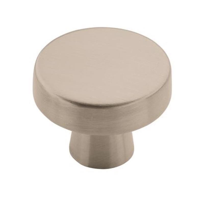 Amerock BP55270G10 Blackrock Collection Round Cabinet Knob 1-5/16 in. D 1-1/8 in. Satin Nickel 1 pk