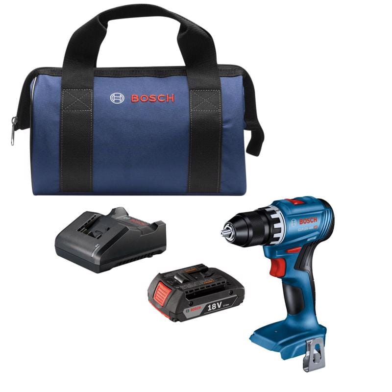 Bosch GSR18V-400B12 18V 1/2 in. Brushless Cordless Drill/Driver Kit (Battery & Charger)
