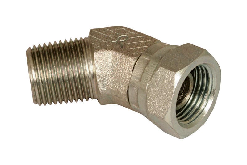 Apache 39005550 Steel 1/2 in. D X 1/2 in. D Hydraulic Adapter 1 pk