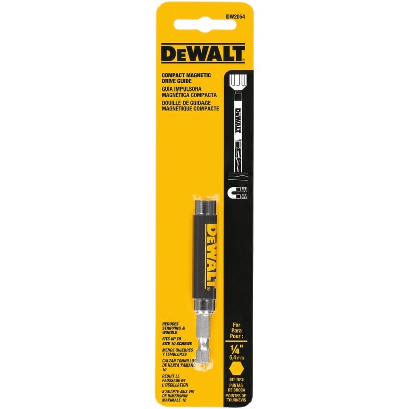 Dewalt DW2054 Hex Various X 3 in. L Magnetic Drive Guide Heat-Treated Steel 1 pc