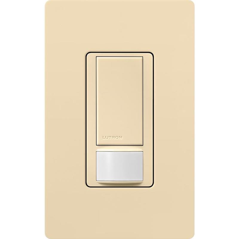 Lutron MS-OPS2H-IV Maestro Occupancy 2 amps Single Pole Motion Sensor Switch Ivory 1 pk