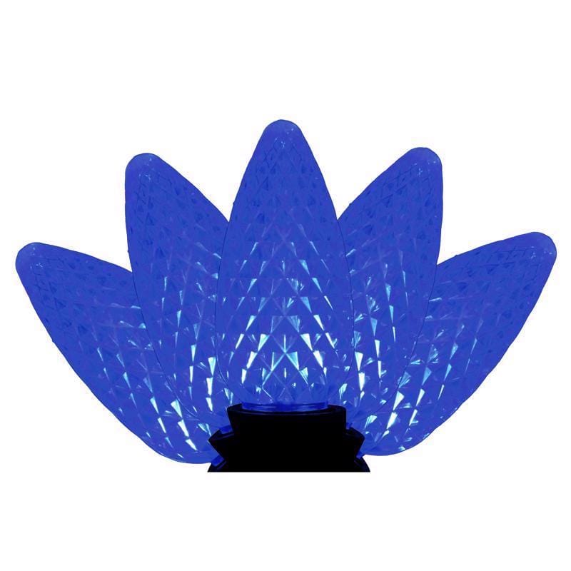 Holiday Bright Lights 04-02011A LED PS C9 Blue 25 ct Christmas Light Bulbs