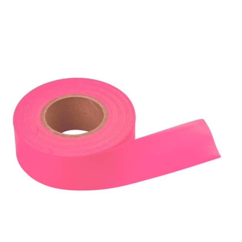 C.H. Hanson 17003 150 ft. L X 1.2 in. W PVC Flagging Tape Fluorescent Pink