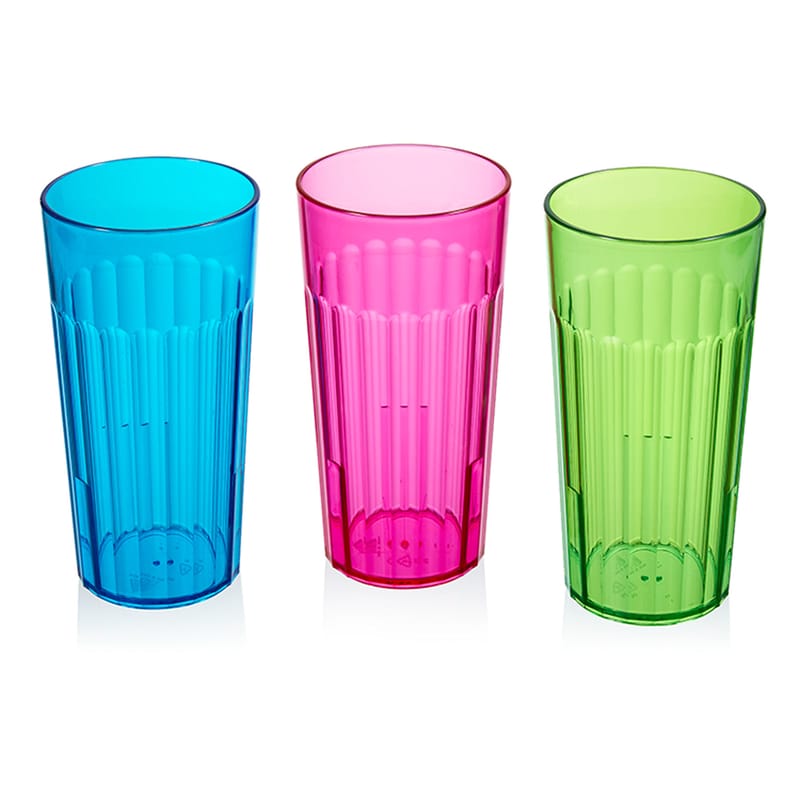 Arrow Home Products 10905 16 oz Assorted BPA Free Rainbow Tumbler Tumbler