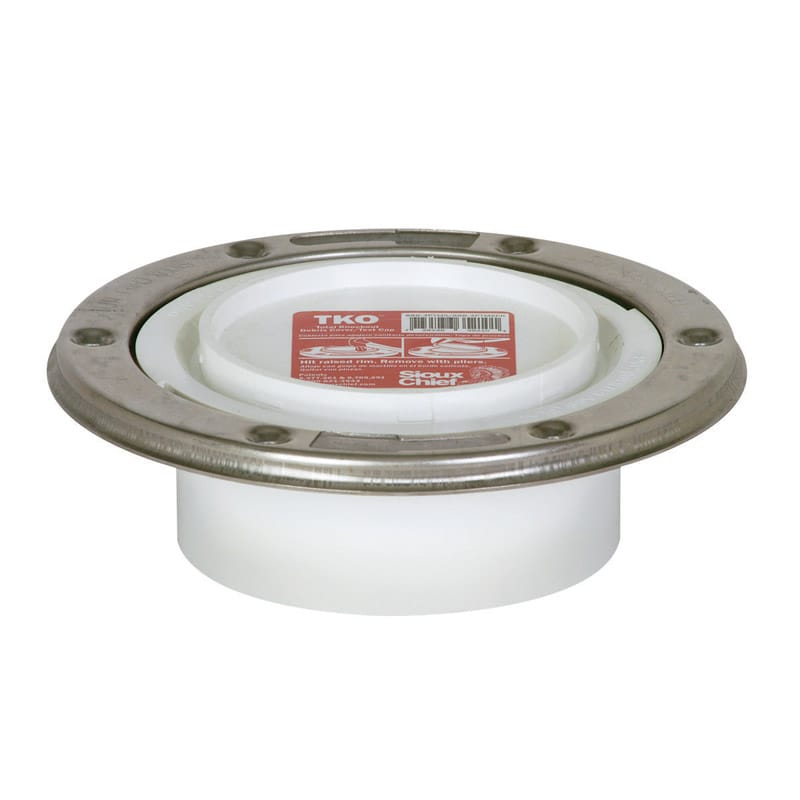 Sioux Chief 886-4PTMSPK TKO PVC Closet Flange