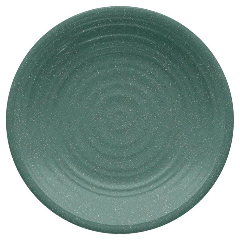 TarHong PAN1085MBASS Green Bamboo/Fiber Artisan Salad Plate 1 each