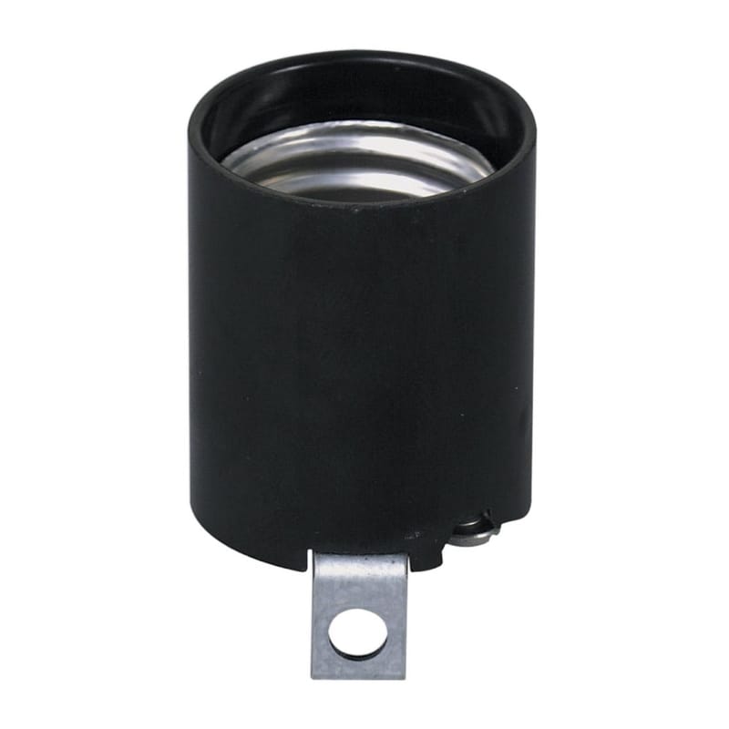 Leviton 922-03352-00F Phenolic Incandescent Medium Base Lamp Socket 1 pk
