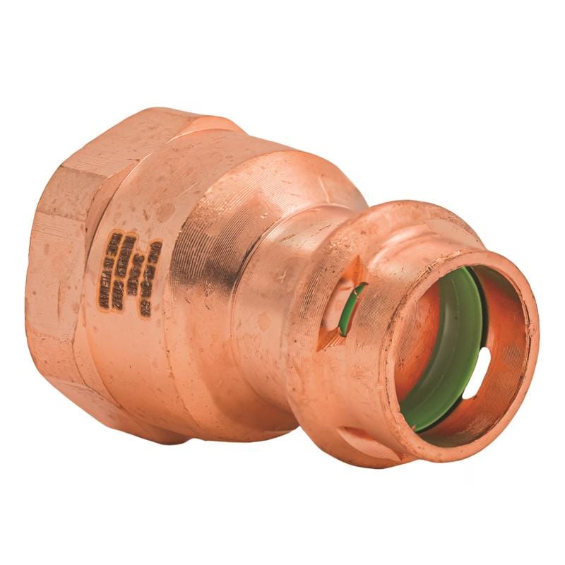 QuickFitting SPWF12R 1/2 in. Press in. FNPT in. Copper Adapter