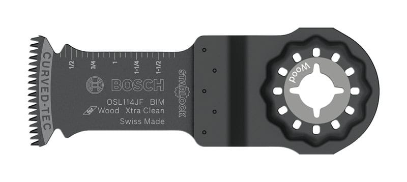 Bosch OSL114JF Starlock 1-1/4 in. X 4 in. L Bi-Metal Plunge Blade 1 pk