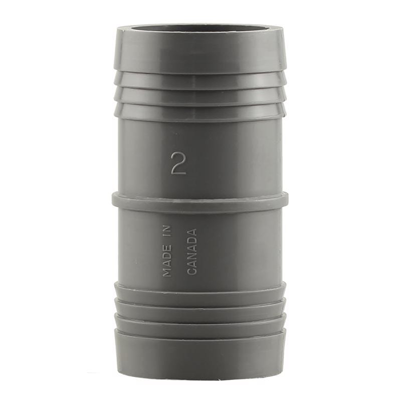 Boshart Industries UPPC-20 2 in. Insert X 2 in. D Insert Polypropylene 4 in. Coupling 1 pk