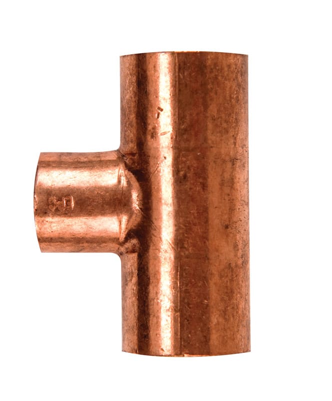 Nibco W01730D 1 in. Sweat X 1 in. D Sweat Copper Reducing Tee 1 pk