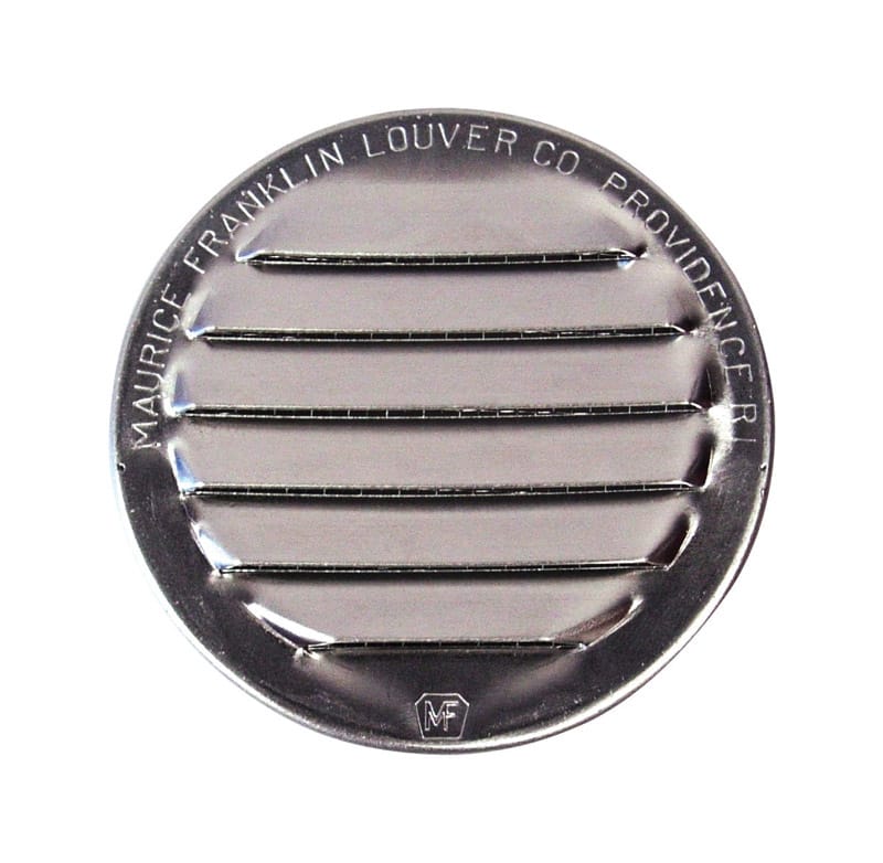 Maurice Franklin Louver RL-100 3 3 in. W X 3 in. L Bright Silver Aluminum Mini Louver