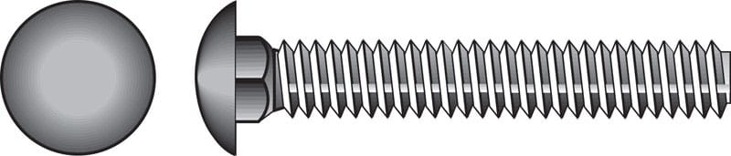 Hillman 0832566 5/16 in. X 1-1/2 in. L Stainless Steel Carriage Bolt 50 pk