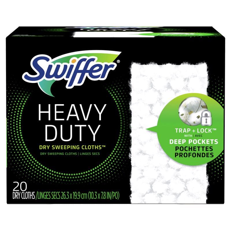 Swiffer 80374603 Sweeper 5.4 in. Dry Microfiber Dust Mop Refill 20 pk