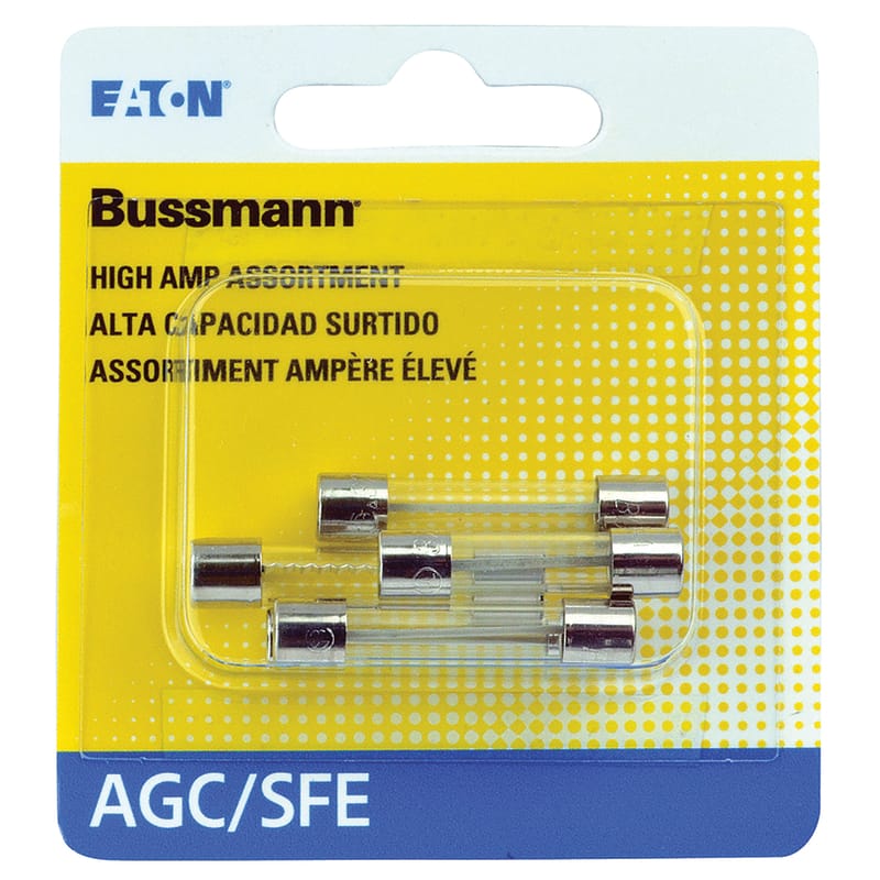 Bussmann BP/AGC-SFE-A5RP 30 amps AGC Clear Glass Tube Fuse 4 pk