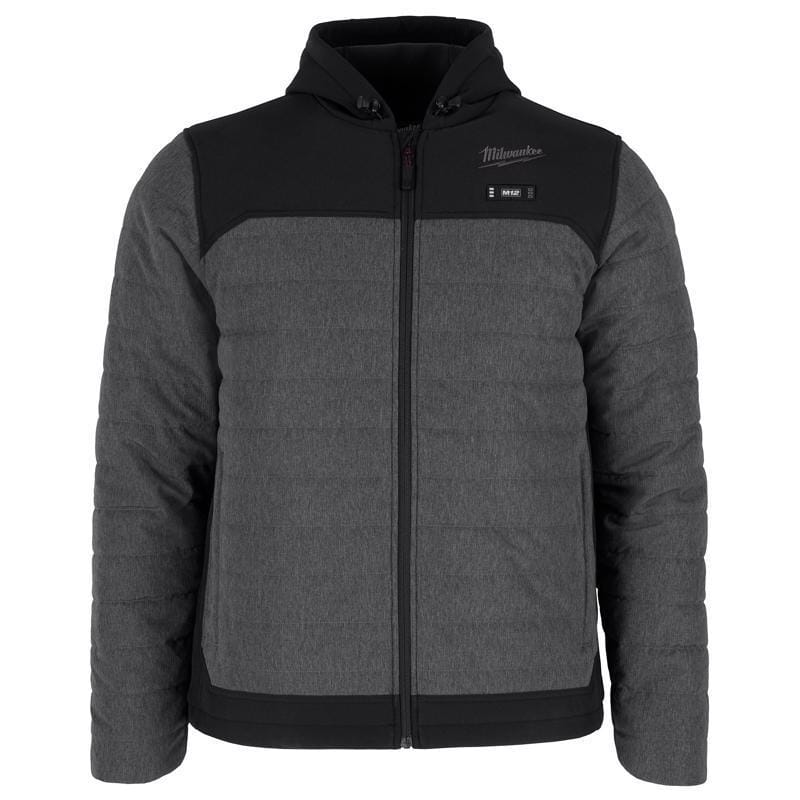 Milwaukee M102G-21L L Unisex Heated Jacket Kit Gray