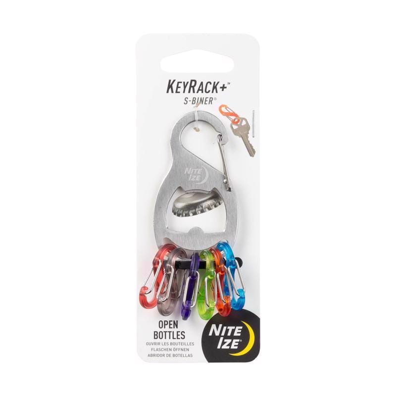 Nite Ize KRB2-11-R6 S-Biner Stainless Steel Silver S-Biner Key Holder
