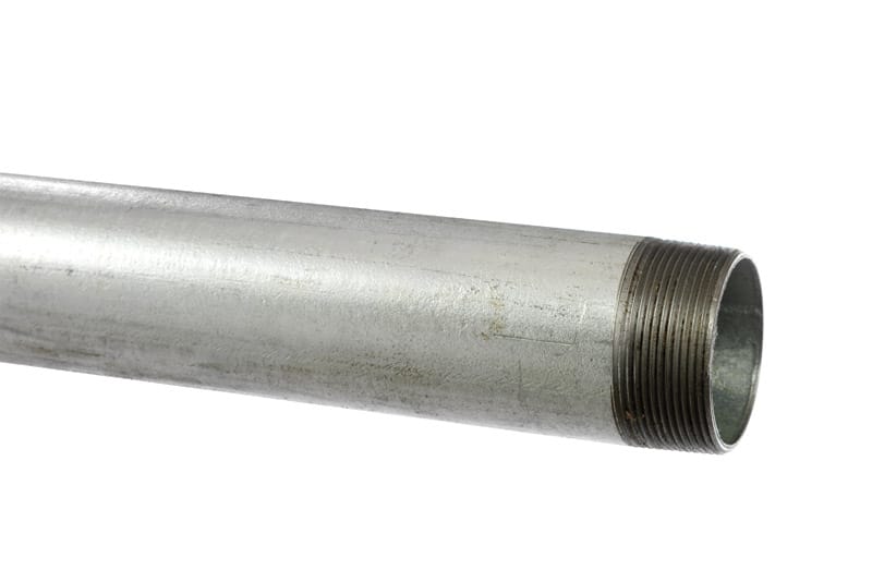 United Pipe & Steel WDGTO0120140S10 Domestic 1-1/4 in. D X 10 ft. L Galvanized Steel Pipe
