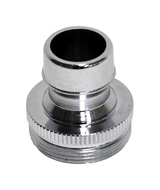 Danco 9D00010506 Dual Thread 15/16 in.-27 or 55/64 in. Chrome Dishwasher Adapter