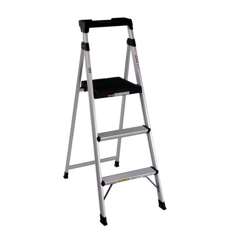 Cosco 20-552-ABL Lite Solutions 5 ft. H Aluminum Step Ladder Type II 225 lb. cap.