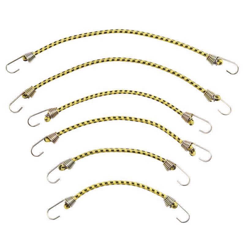 Keeper 06054 Assorted Bungee Cord Set assorted in. L X 0.16 in. 1 pk