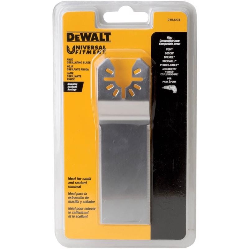 Dewalt DWA4234 Universal Fitment Steel Rectangular Scraper Blade 1 pk