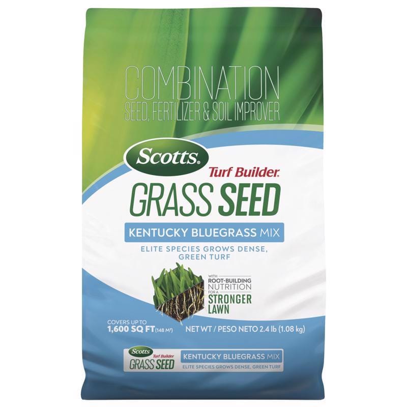 Scotts 18036A Turf Builder Kentucky Bluegrass Sun or Shade Fertilizer/Seed/Soil Improver 2.4 lb