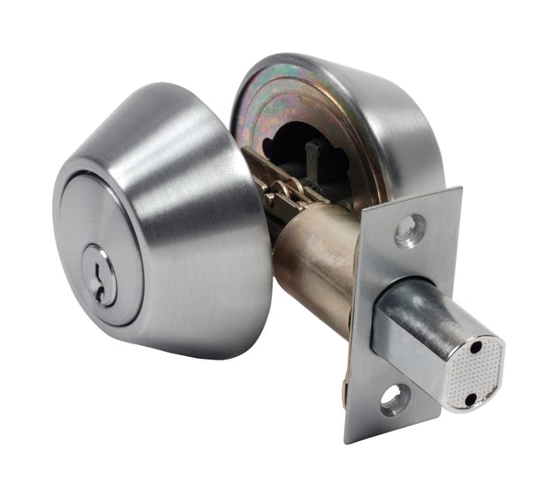 Home Plus LA2138 Satin Chrome Brass Double Cylinder Deadbolt