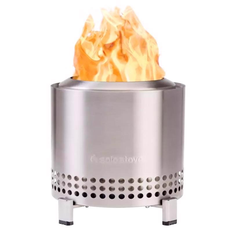 Solo Stove SSMESA-XL-SS Mesa XL 7 in. W Stainless Steel Round Multi-Fuel Fire Pit with Stand