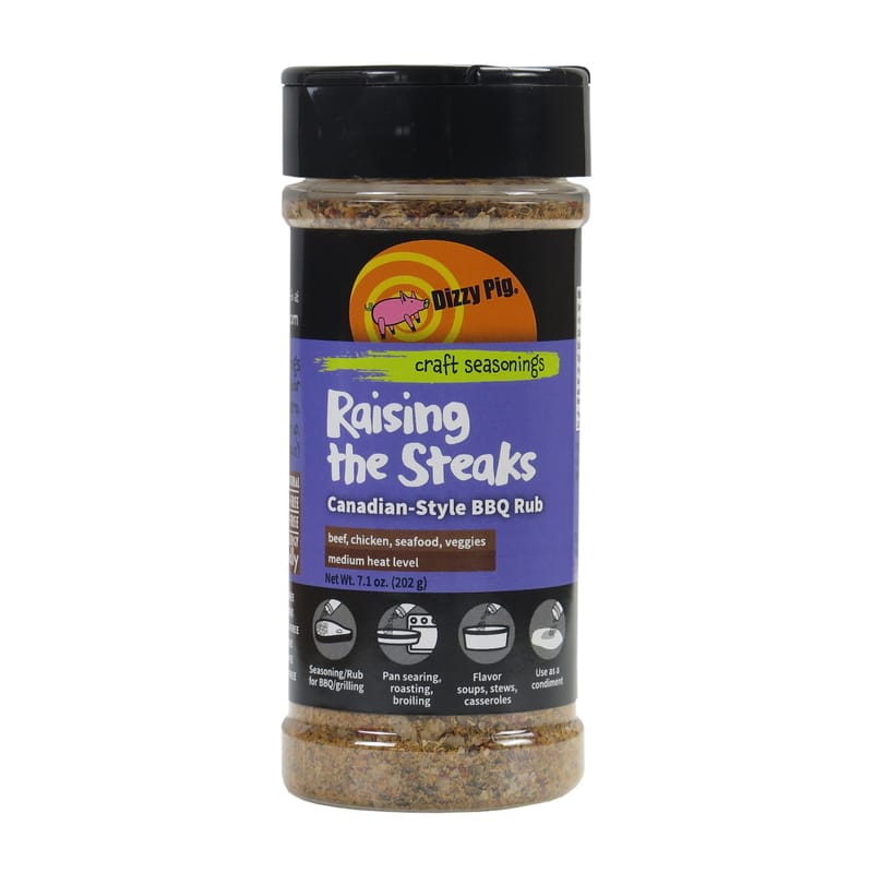 Dizzy Pig DP-RTS-8 Raising the Steaks Canadian-Style BBQ Rub 7.1 oz