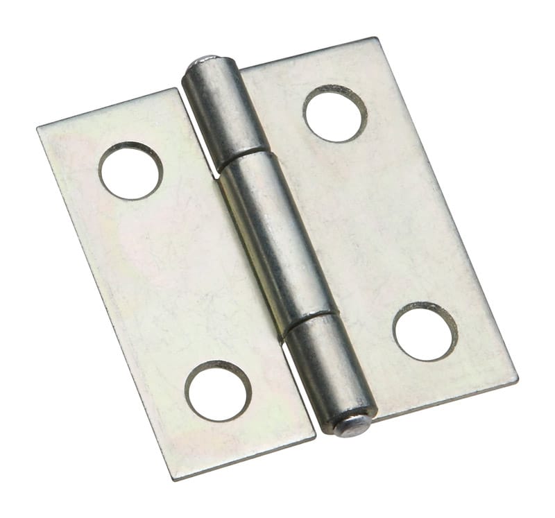 National Hardware N146-043 1-1/2 in. L Zinc-Plated Door Hinge 2 pk