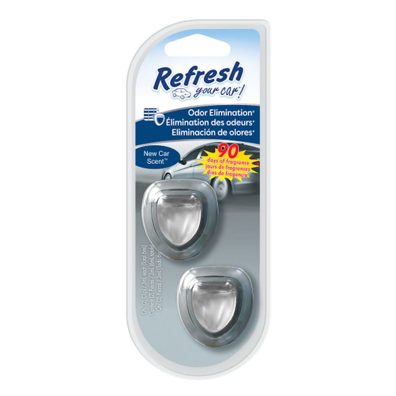 Refresh Your Car! E301453400 New Car Scent Mini Car Diffuser 0.7 oz Liquid