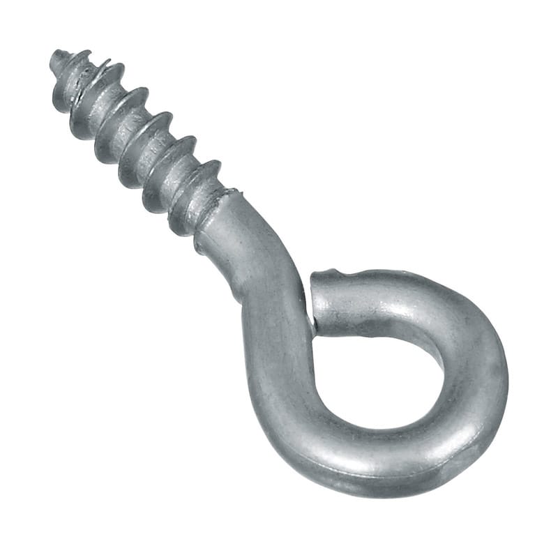 National Hardware N118-471 0.10 in. D X 15/16 in. L Zinc-Plated Steel Screw Eye 20 lb. cap. 10 pk