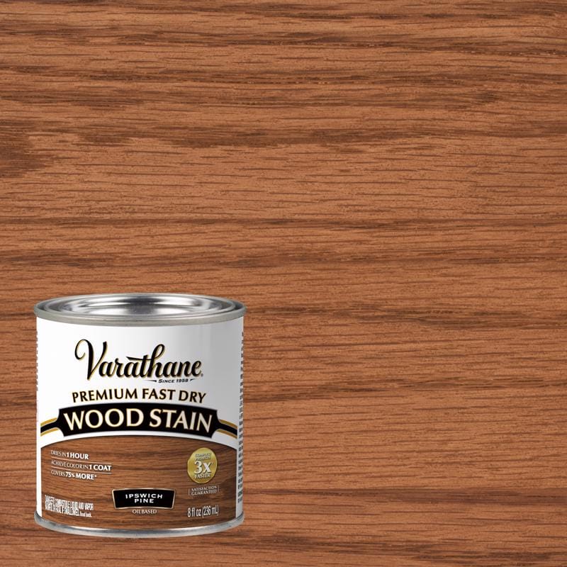 Varathane 262031 Premium Ipswich Pine Oil-Based Fast Dry Wood Stain 1/2 pt