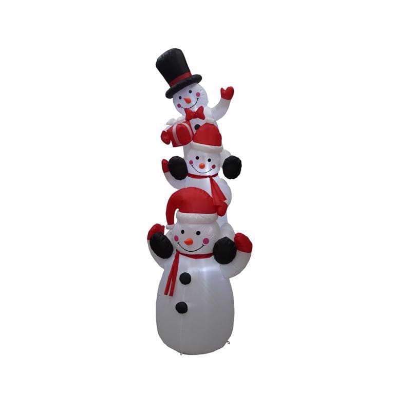 Seasonal Creations CH24172-300 A Holiday Company Snowman Stack 10 ft. Inflatable