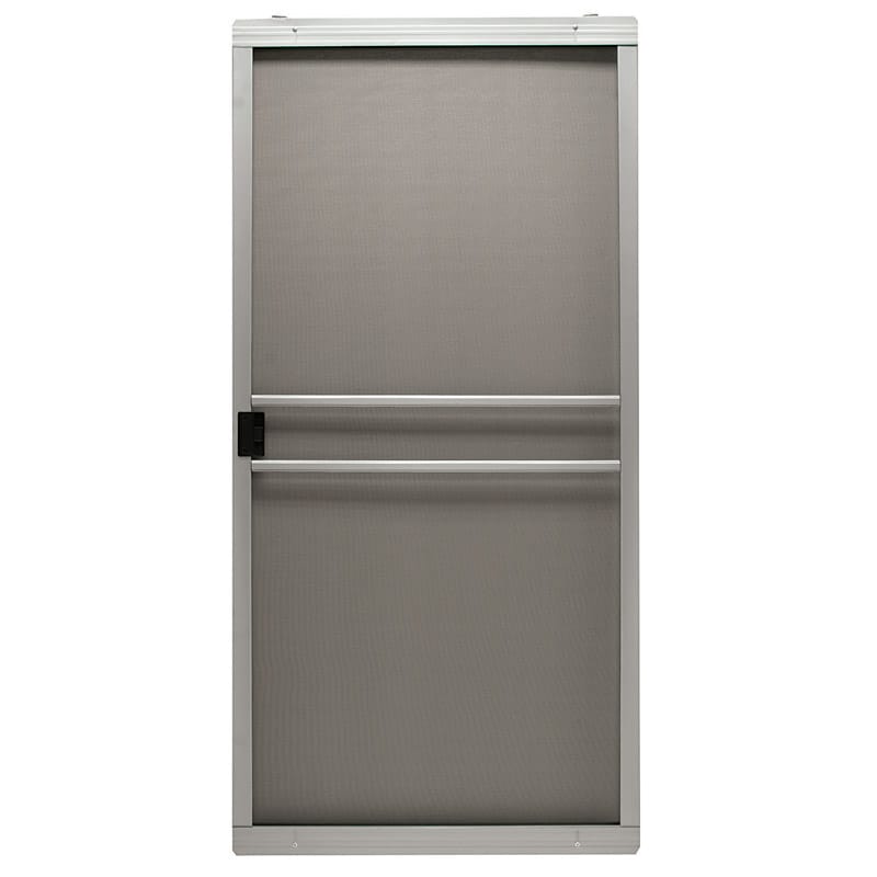 Precision 3751GR3068 80-3/4 in. H X 36 in. W Branson Gray Steel Adjustable Sliding Screen Door