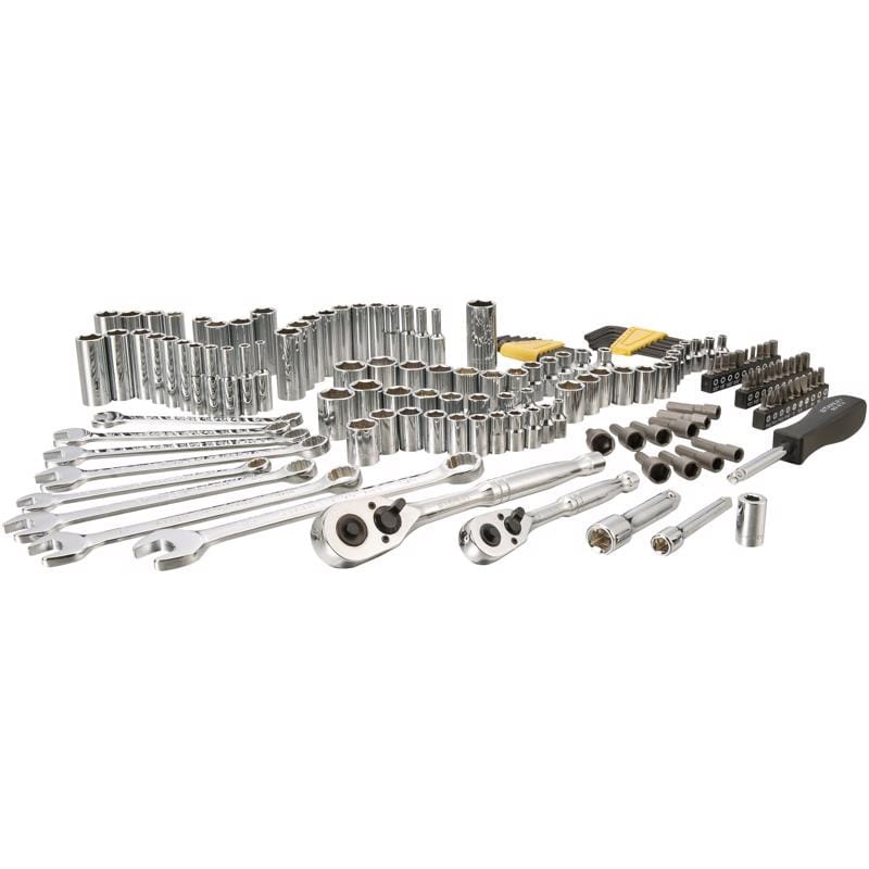 Stanley STMT71653 1/4 and 3/8 in. drive Metric/SAE Mechanic's Tool Set 145 pc