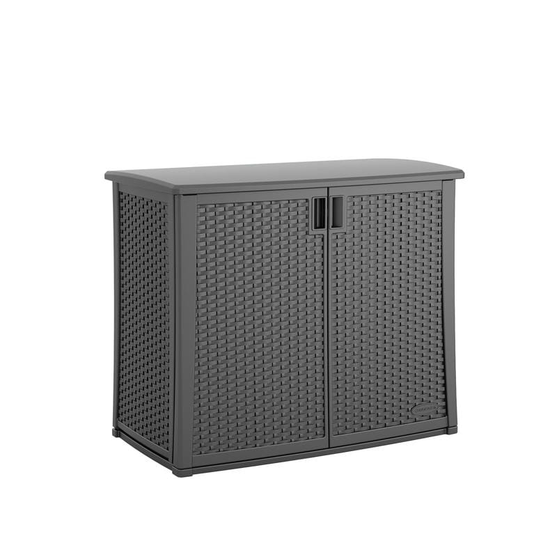 Suncast BMOC4100CG 4 ft. x 2 ft. Resin Standard Modern 2-Door Cabinet with Floor Kit