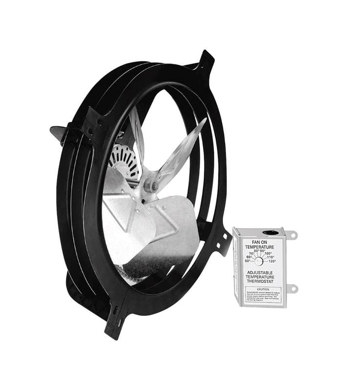 Air Vent 53316 18.3 in. H X 18.3 in. W X 7.5 in. L X 15 in. D Plastic/Steel Gable Mount Power Fan