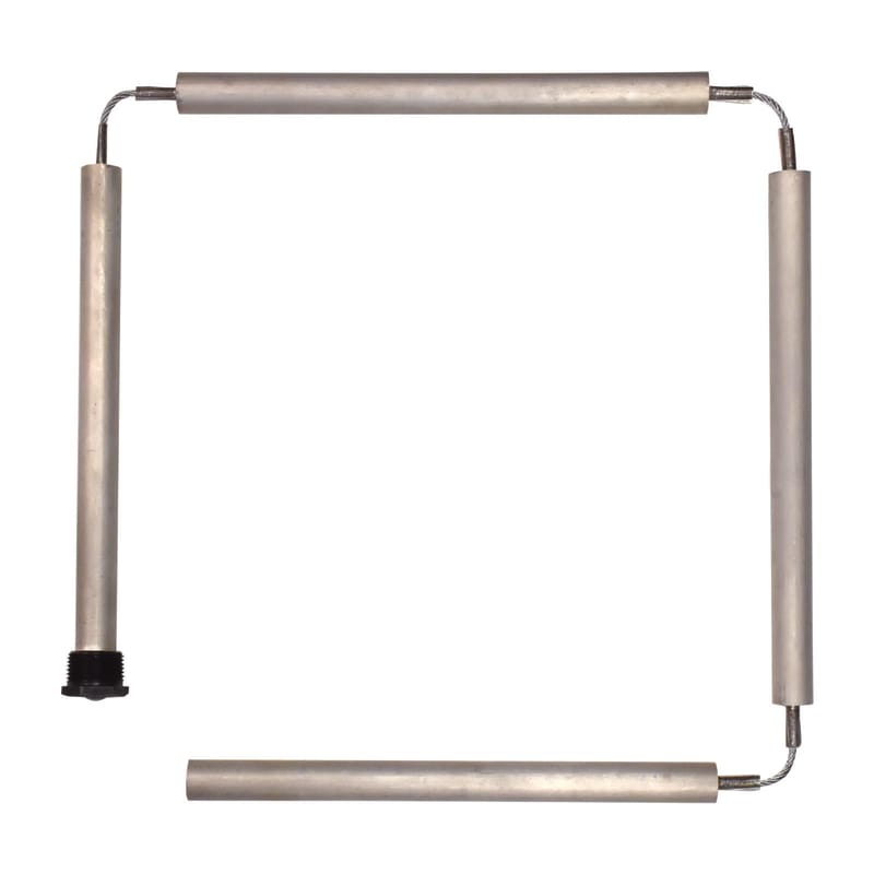 Eastman 60145 Aluminum Electric or Gas Anode Rod 1 in. H X 45 in. L
