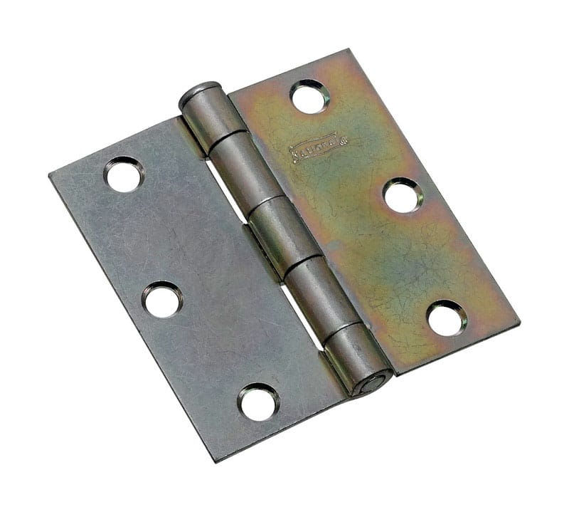 National Hardware N195-651 3 in. L Zinc-Plated Broad Hinge 2 pk