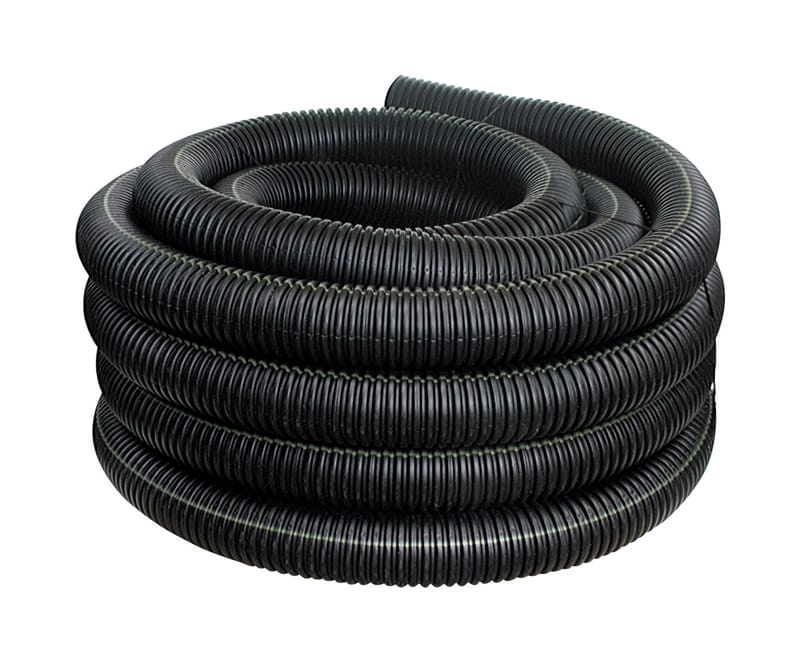 Advanced Drainage Systems 06510100 6 in. D X 100 ft. L Polyethylene Corrugated Drainage Tubing