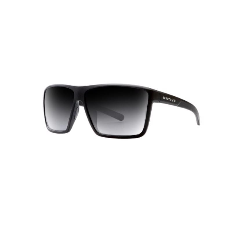Native 0XD902390230164 Wells XL Sunglasses Women's Matte Black Frame Gray Lens Blue Light Blocking