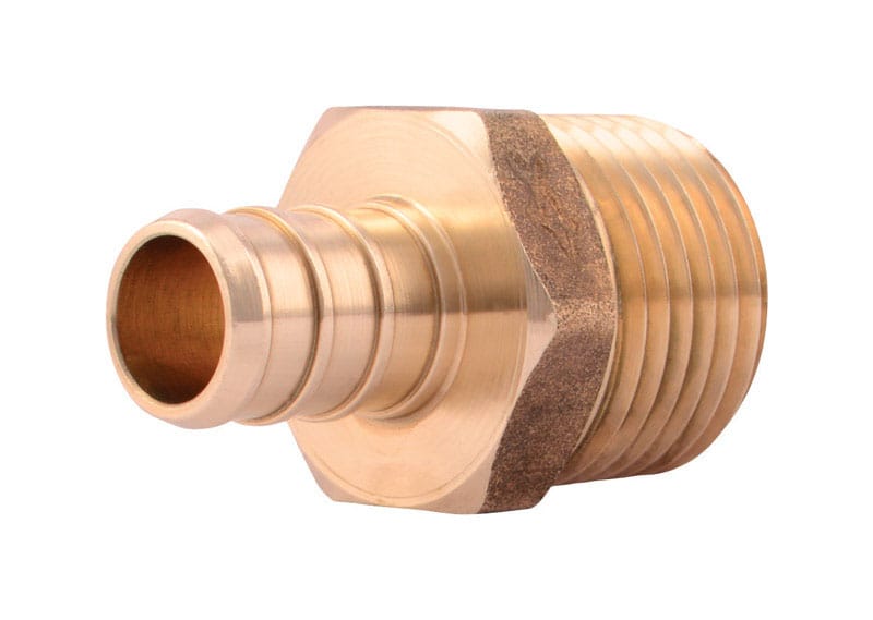 Sharkbite UC120LFCP25 1/2 in. PEX X 1/2 in. D MPT Brass Adapter