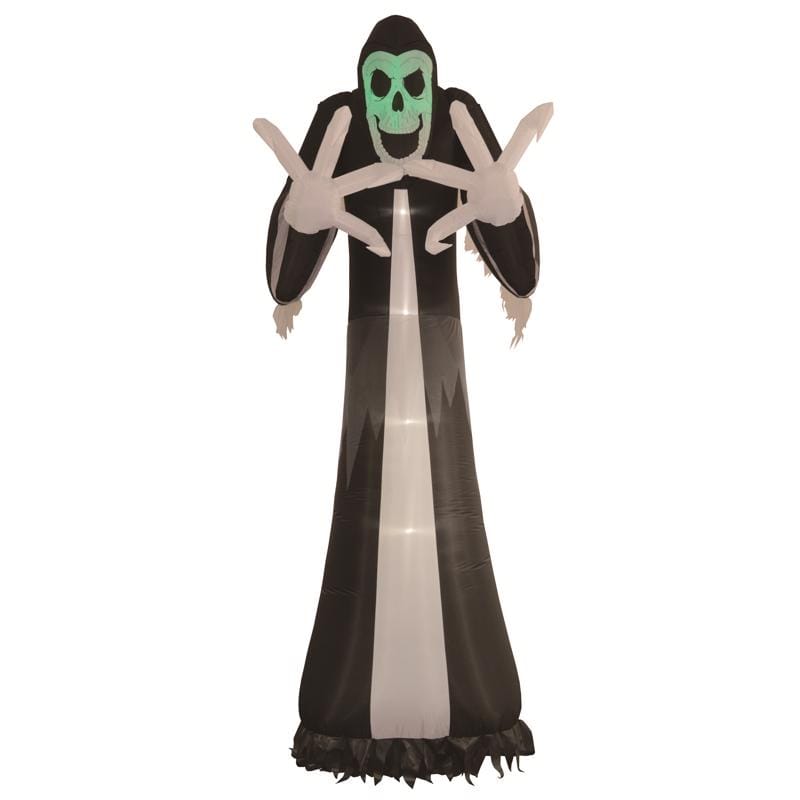 Celebrations 23MY0529 12 ft. Prelit Grim Reaper Inflatable