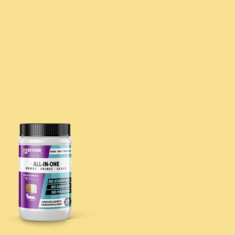 Beyond Paint BP01CP Matte Buttercream Water-Based Paint Exterior and Interior 1 qt